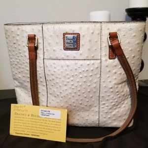 COPY - Dooney &Bourke white Ostrich purse